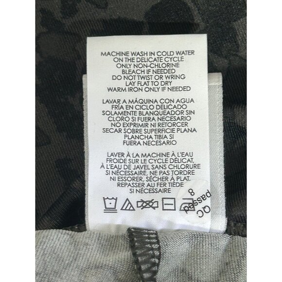 CAbi Leopard Animal Print Leggings in Dark Gray - Sz S - Picture 6 of 6